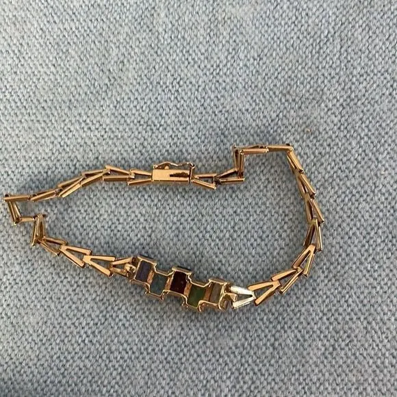 14ktMulti Stone Bracelet