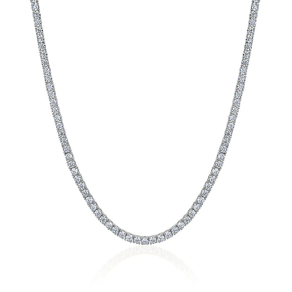 30 inch long tennis necklace