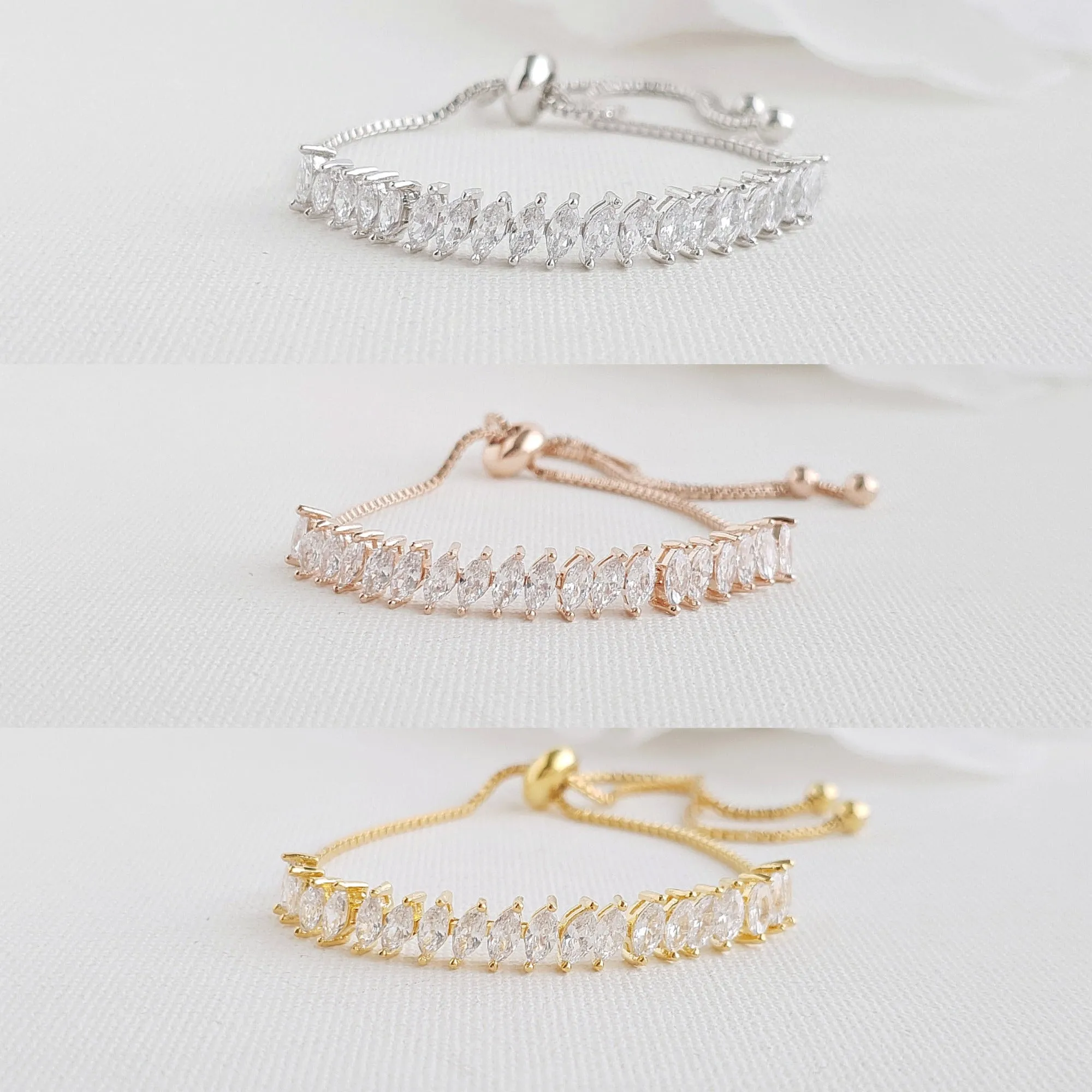 Adjustable Gold Bracelet- Katie