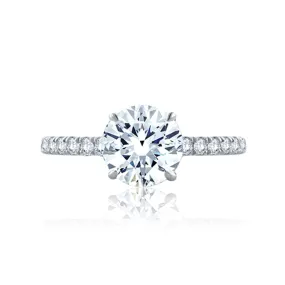 A.Jaffe Solitaire Semi-Mount Diamond Engagement Ring (0.43 ct. tw.)