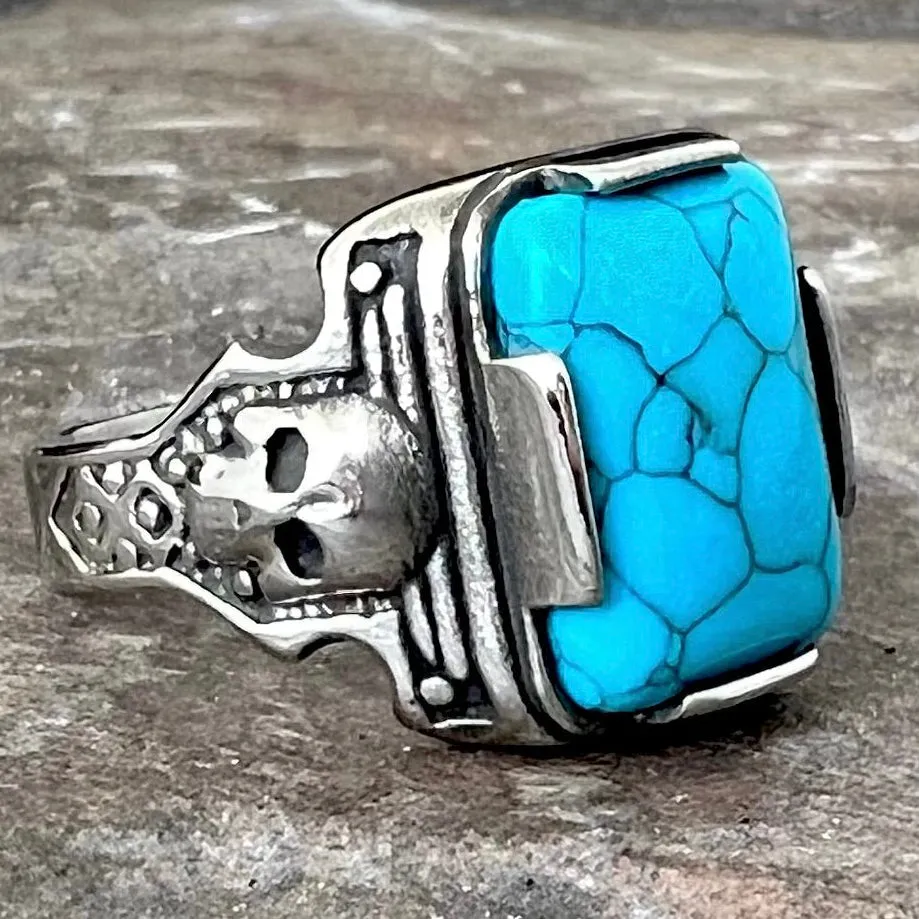 Blue Stone - Skull - R104