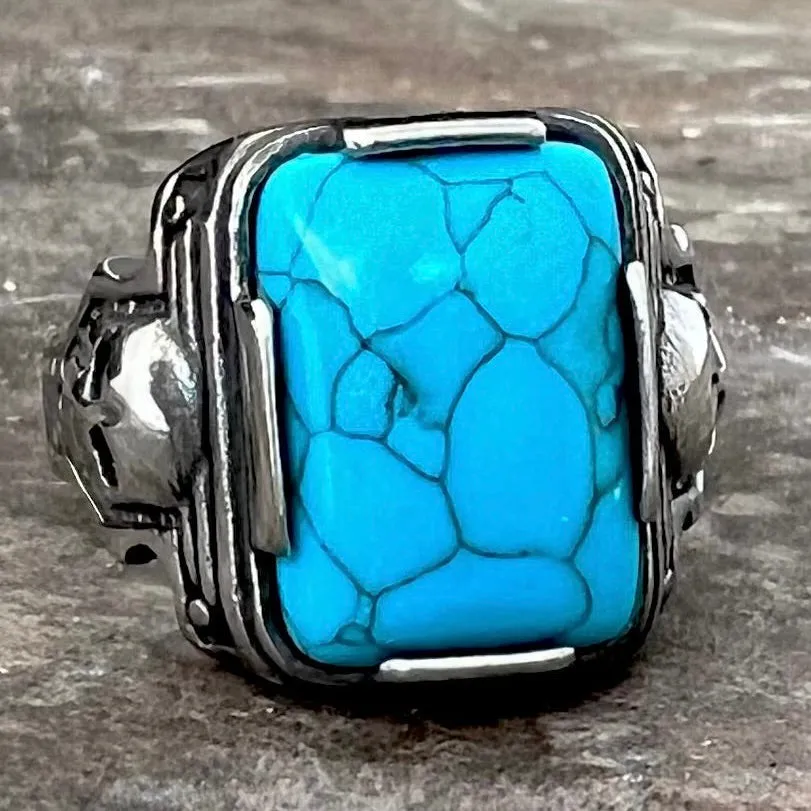 Blue Stone - Skull - R104