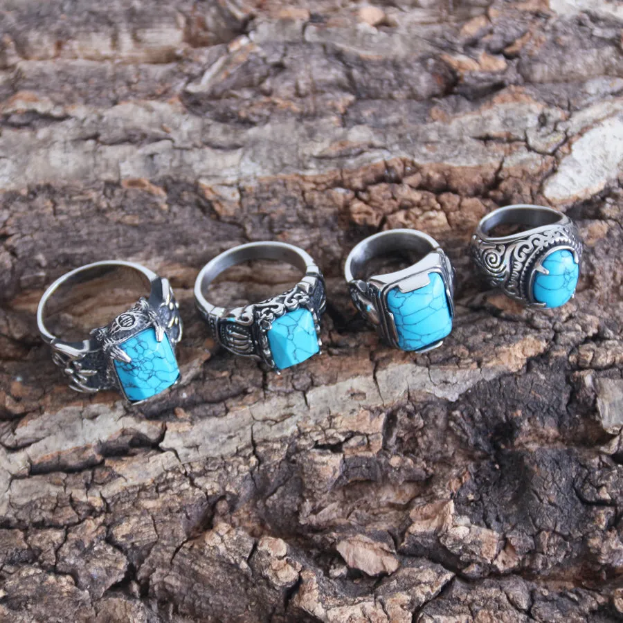Blue Stone - Skull - R104