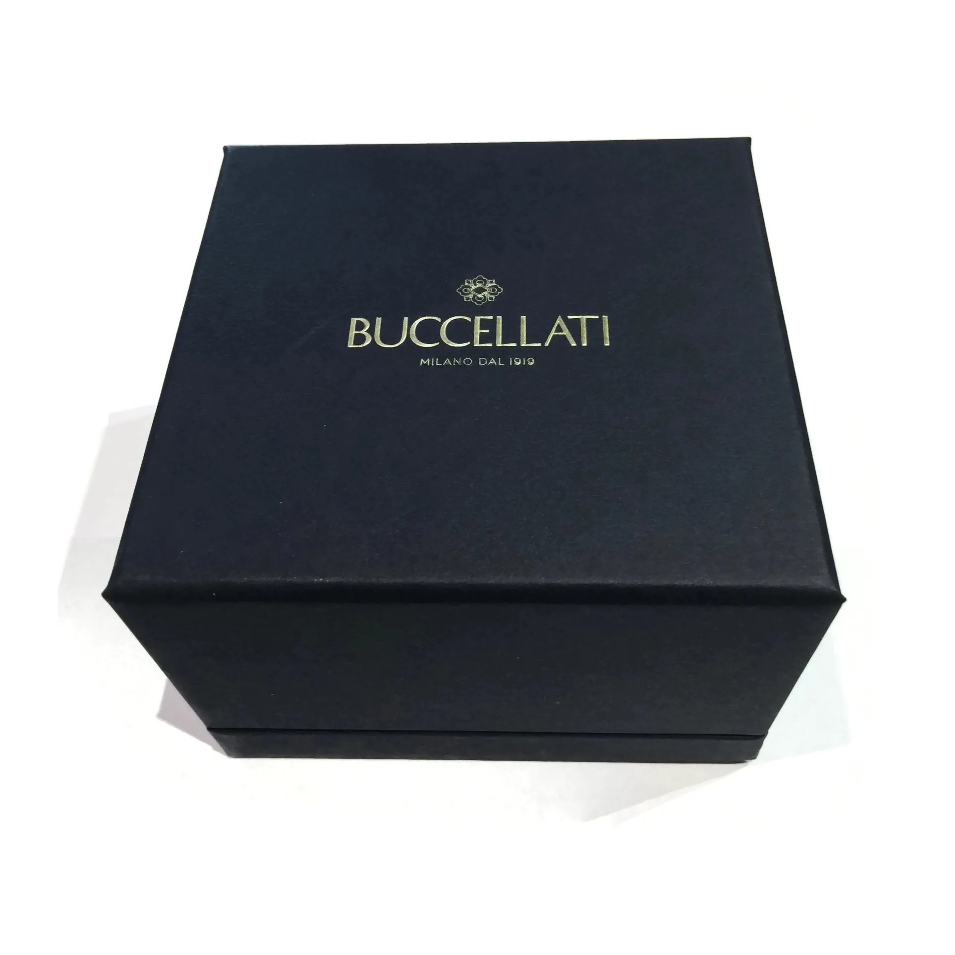 Buccellati - Blossoms Daisy - Small Button Earrings with Brown Diamonds, Sterling Silver with Gold Accents