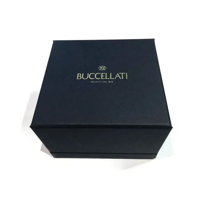 Buccellati - Blossoms Gardenia - Button Earrings with Brown Diamonds, Sterling Silver with Gold Accents