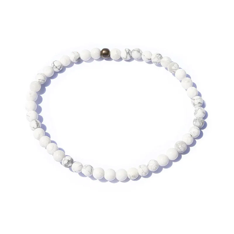 Calm Matte Howlite Delicate Bracelet