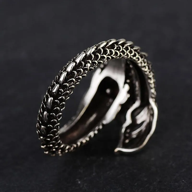 Coiled Dragon Ring