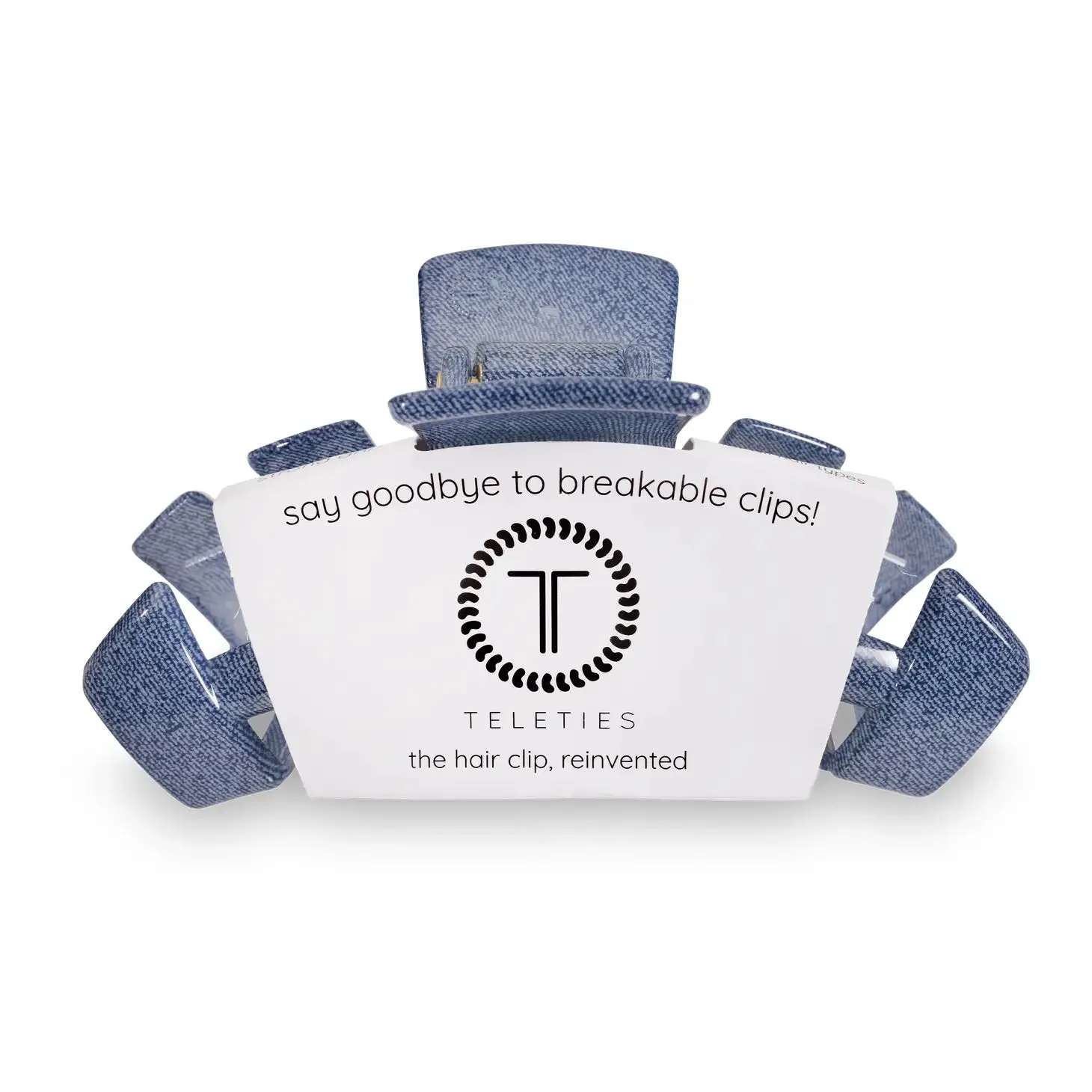 Denim Hair Clip