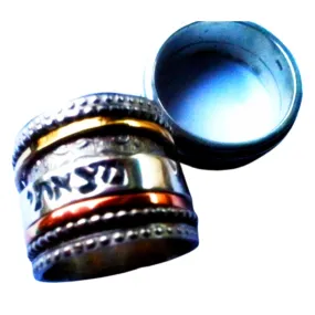 Engagement rings for women Hebrew message verse ring Love rings: I have found the one my soul loves