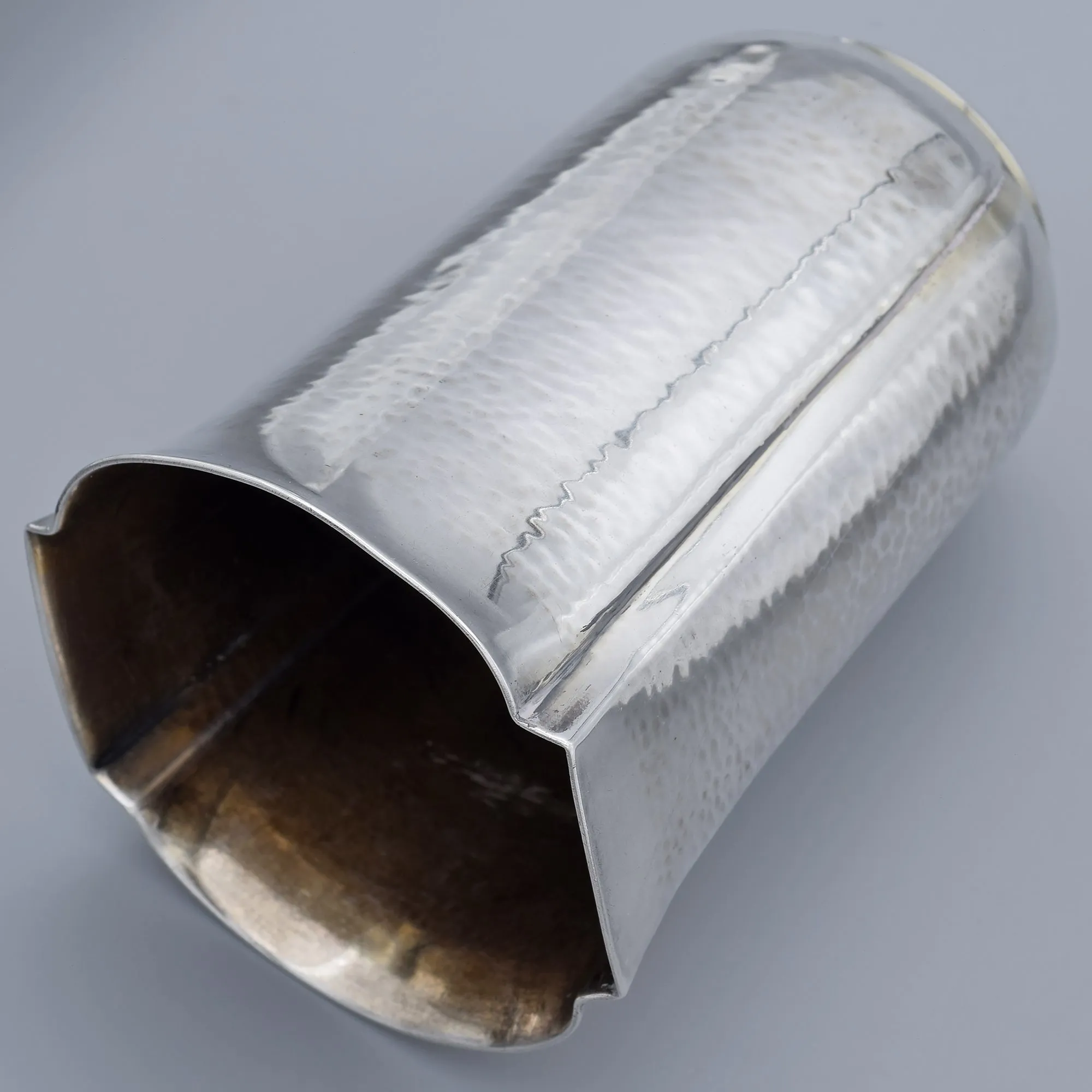Estate Buccellati Italy Sterling Silver Hammered Cup 120.6 Grams