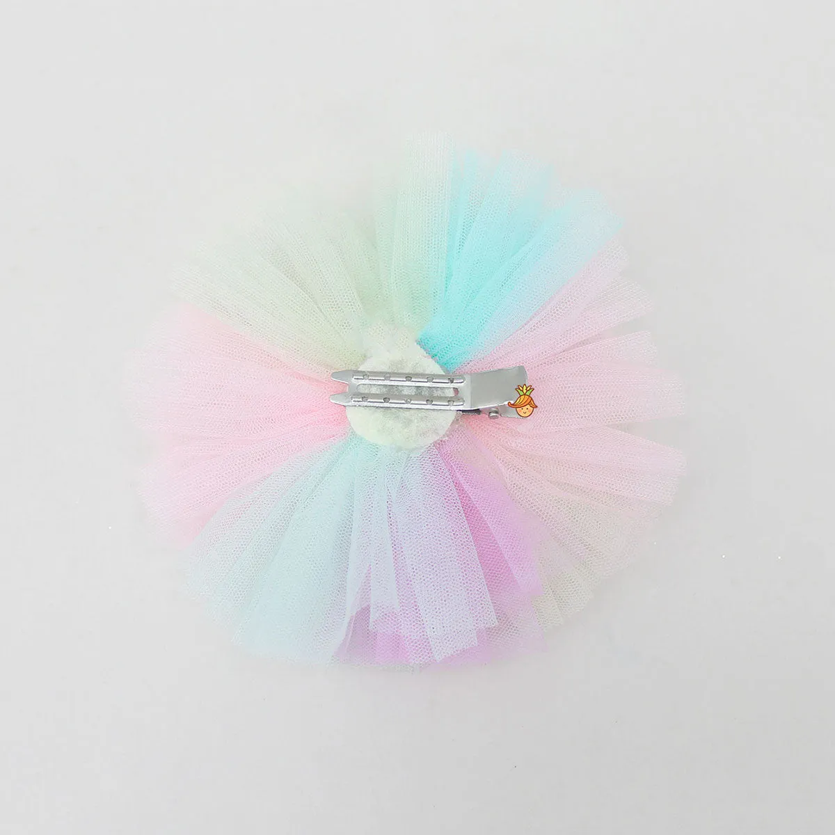 Flower Enhanced Net Multicolour Hair Clip