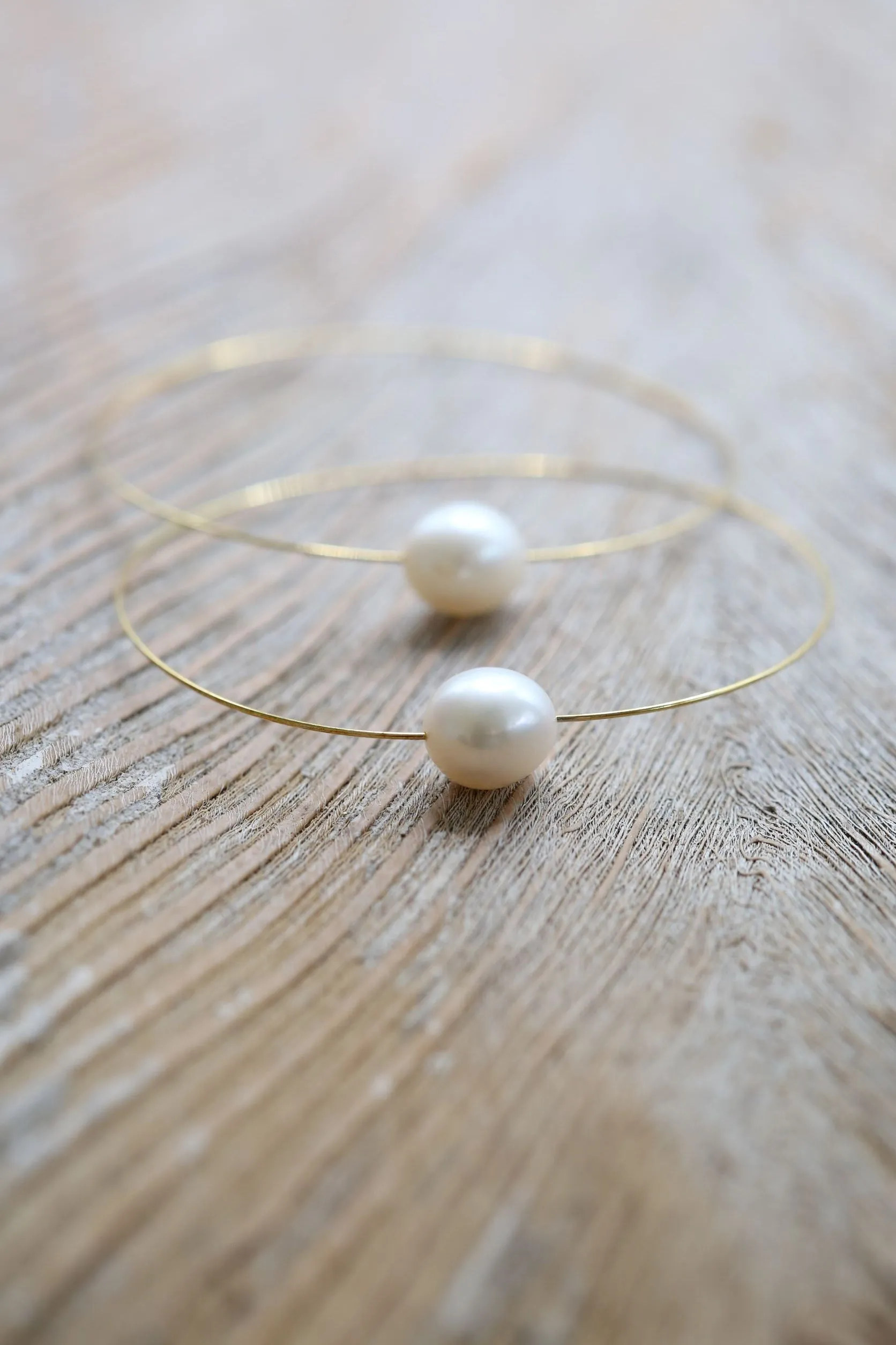 Gold Hula Hoop Earrings