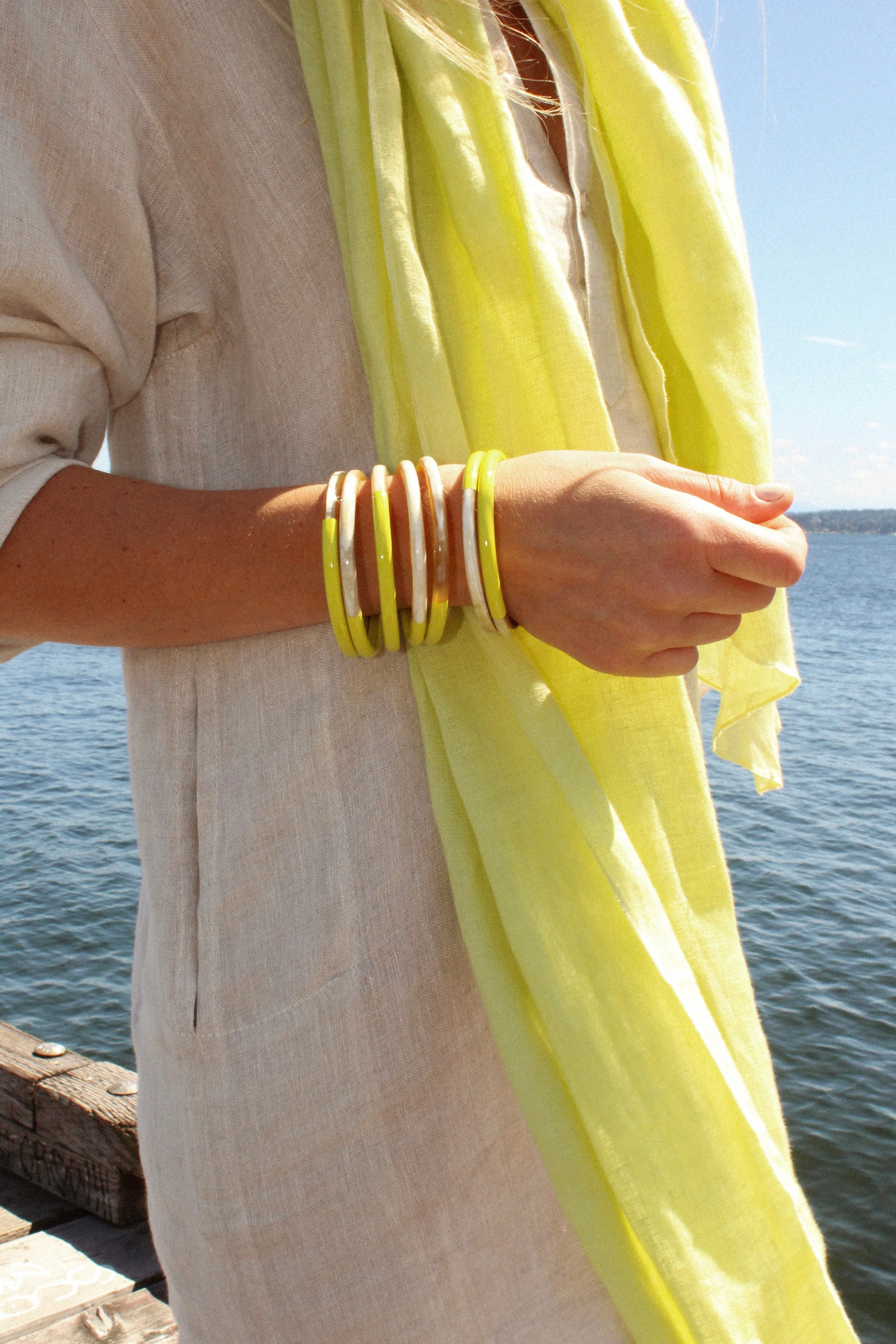 Iman bracelets green