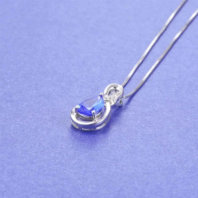 Infinity Pendant Sterling Silver Necklace