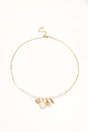 Isolde Charm Mix Pearl Necklace