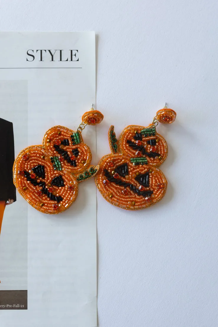Jack O' Lantern Earrings