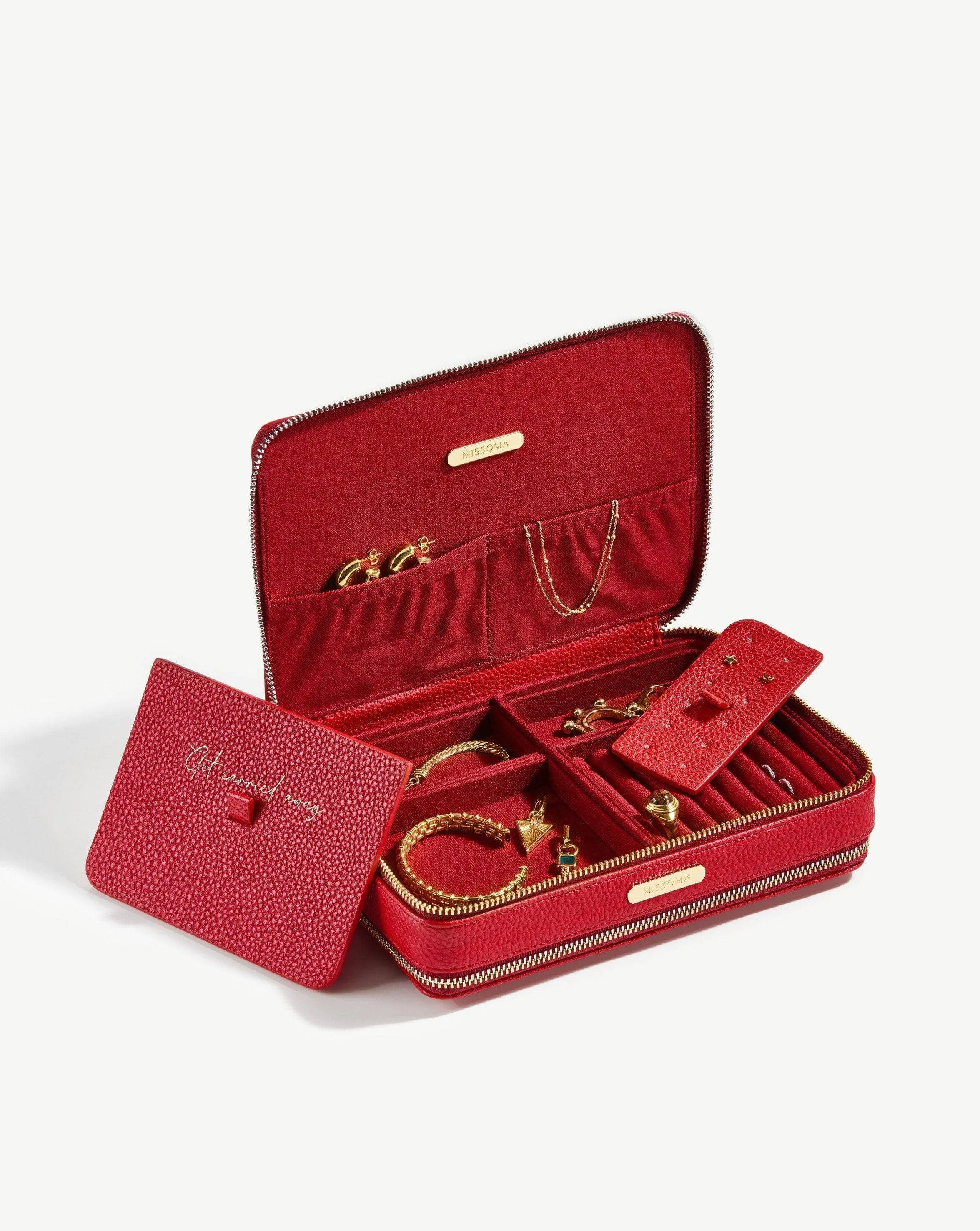 Large Jewelry Case | Berry Red
