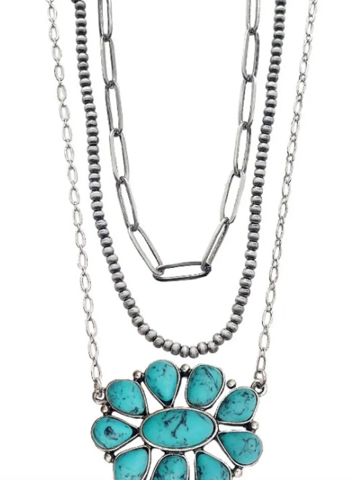 Layered Cluster Necklace
