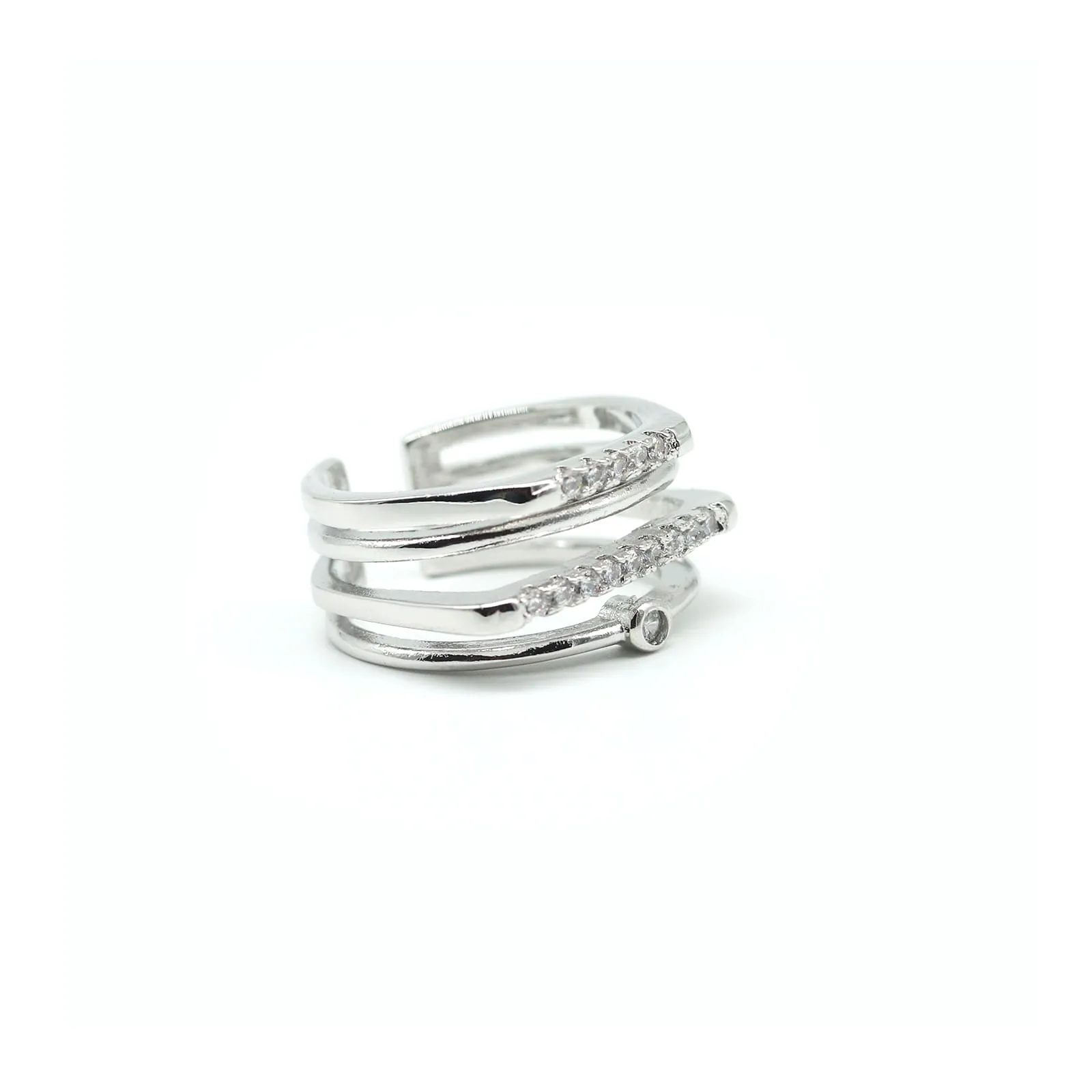 Love Story Silver Love Triangle