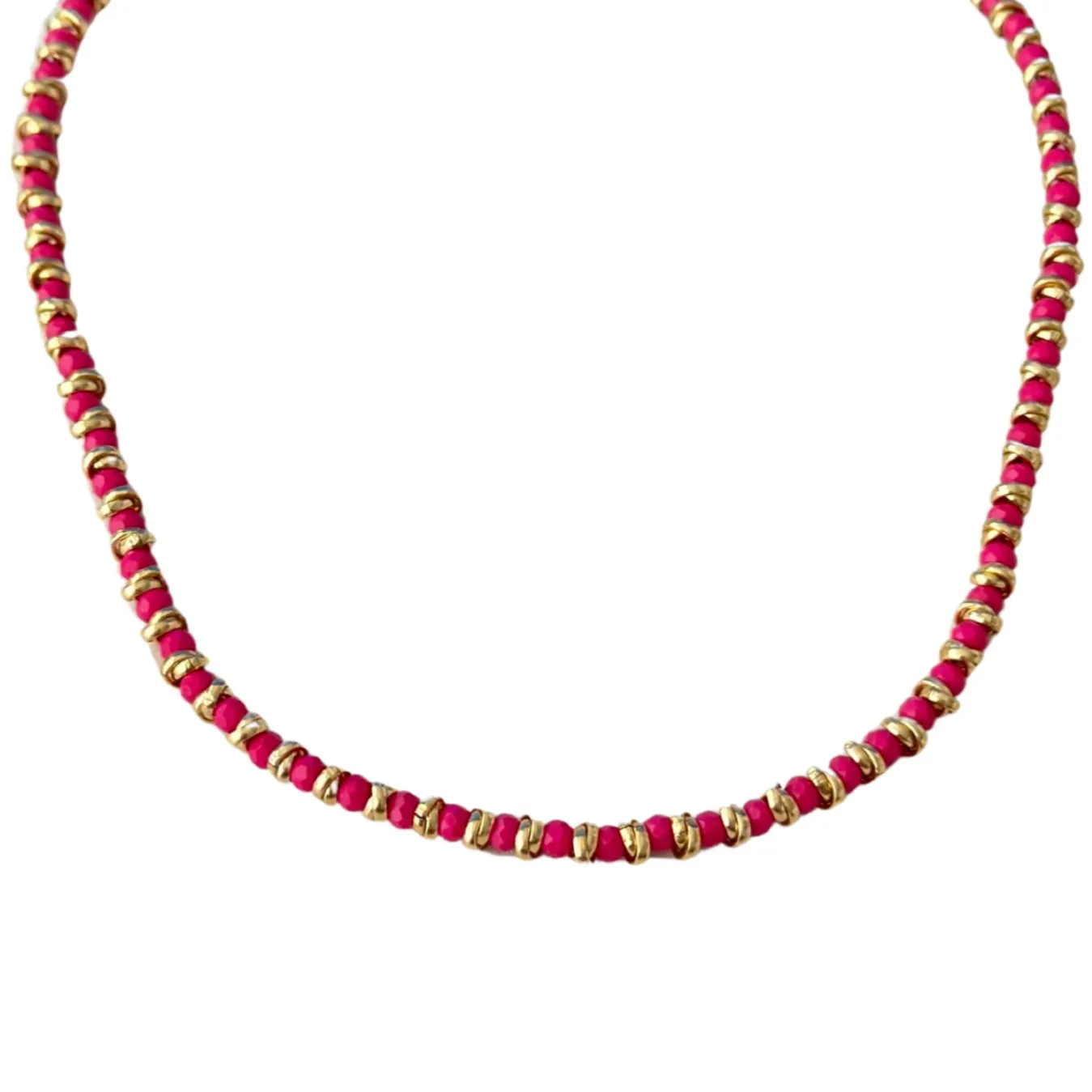 MANU KRISTAL RONDELLE NECKLACE