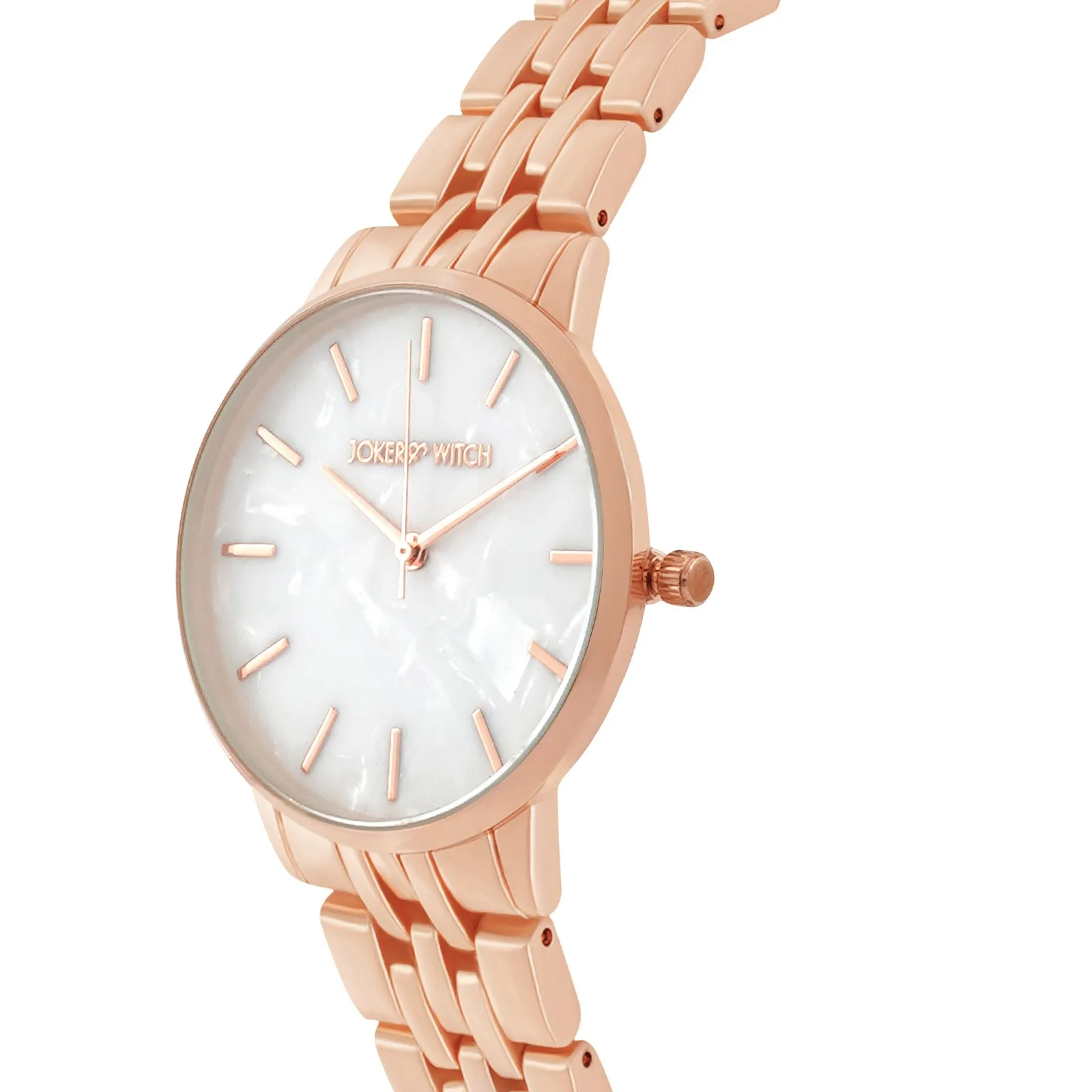 Mini Nebula White Dial Rose Gold Watch