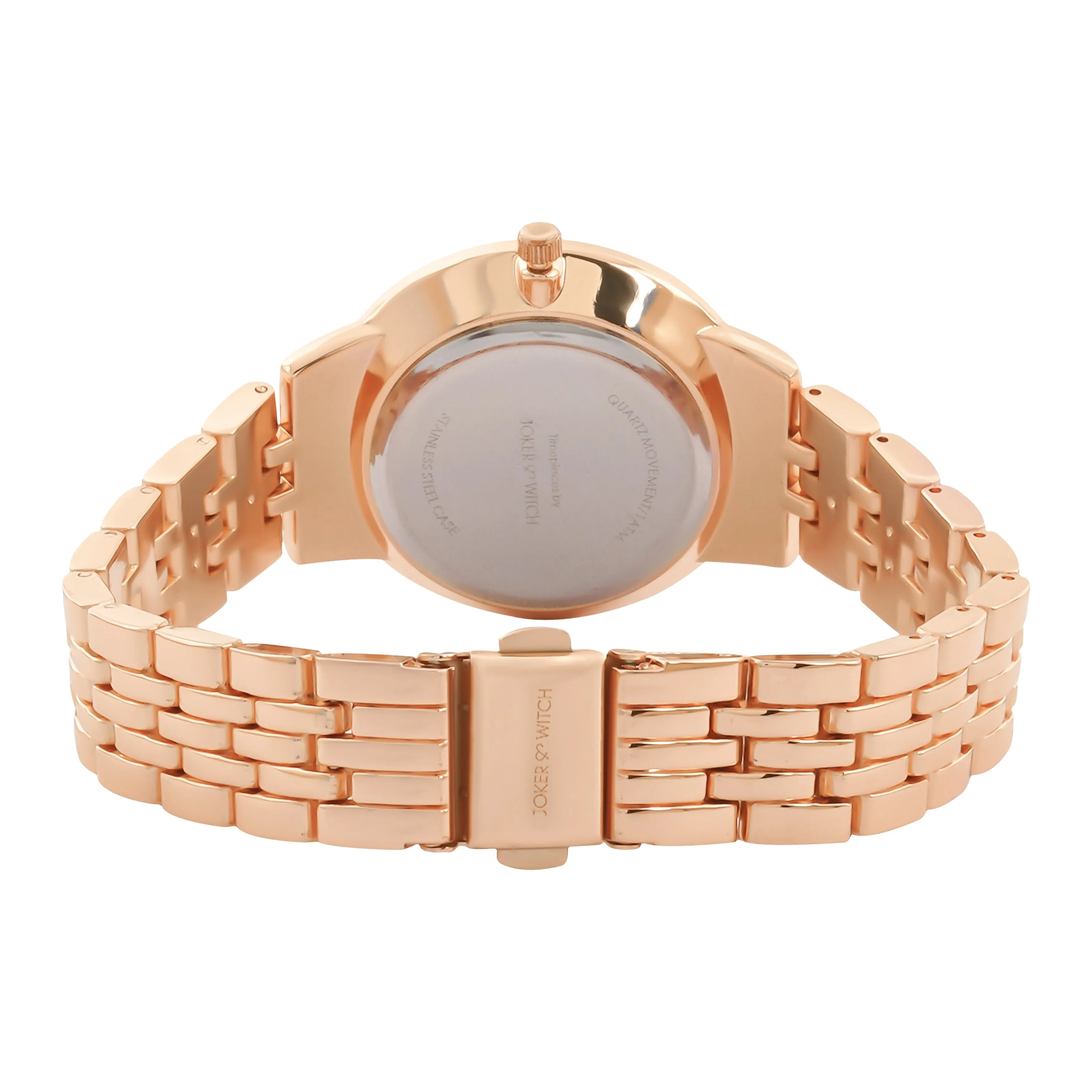 Mini Nebula White Dial Rose Gold Watch