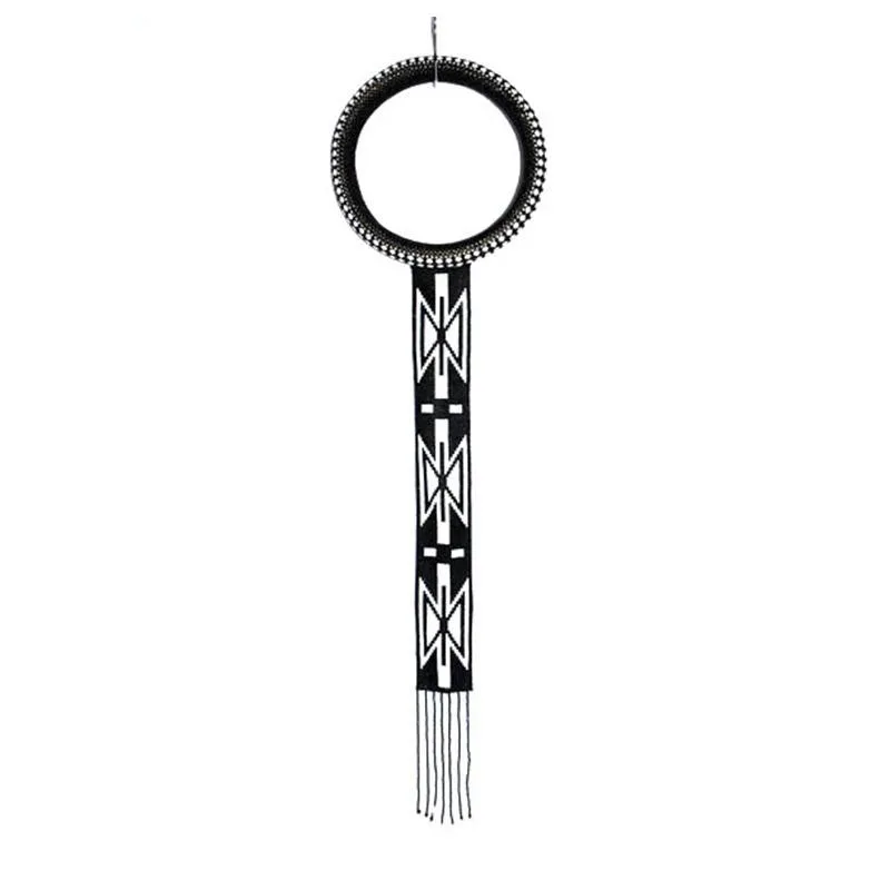 Ndebele Neck Ring with Tie 04