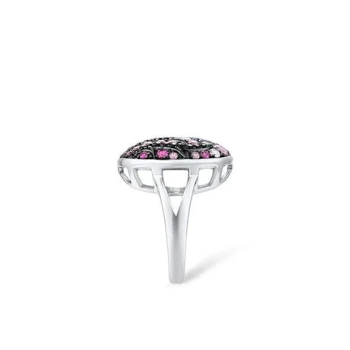 Pure 925 Sterling Silver Classical Square Finger Ring Charm Jewelry (FV1259)