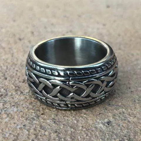 Sanity's Band Collection - Viking Celtic Ring - Silver - R98