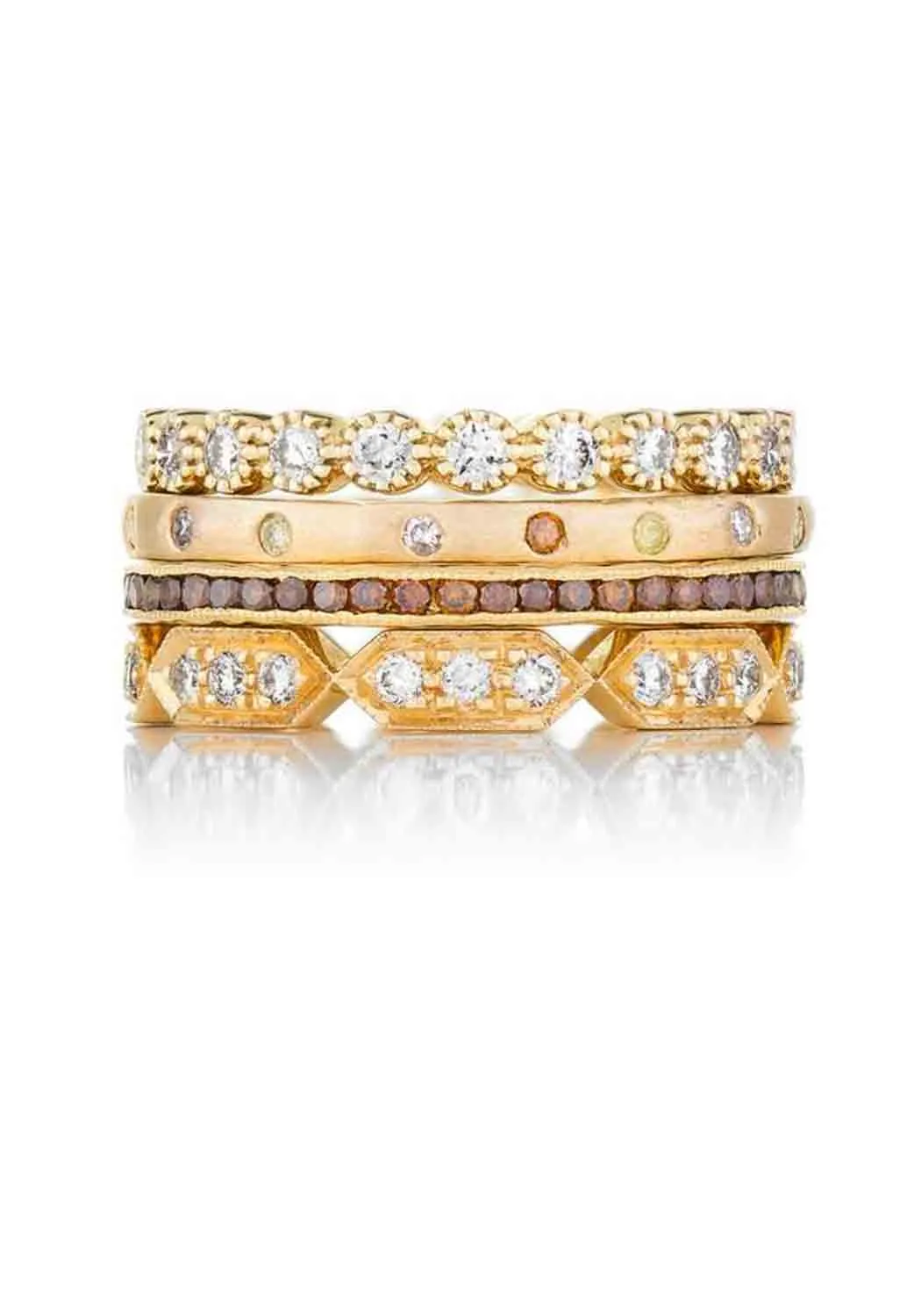 Sethi Couture Bezel 18KYG White Diamond Eternity Band