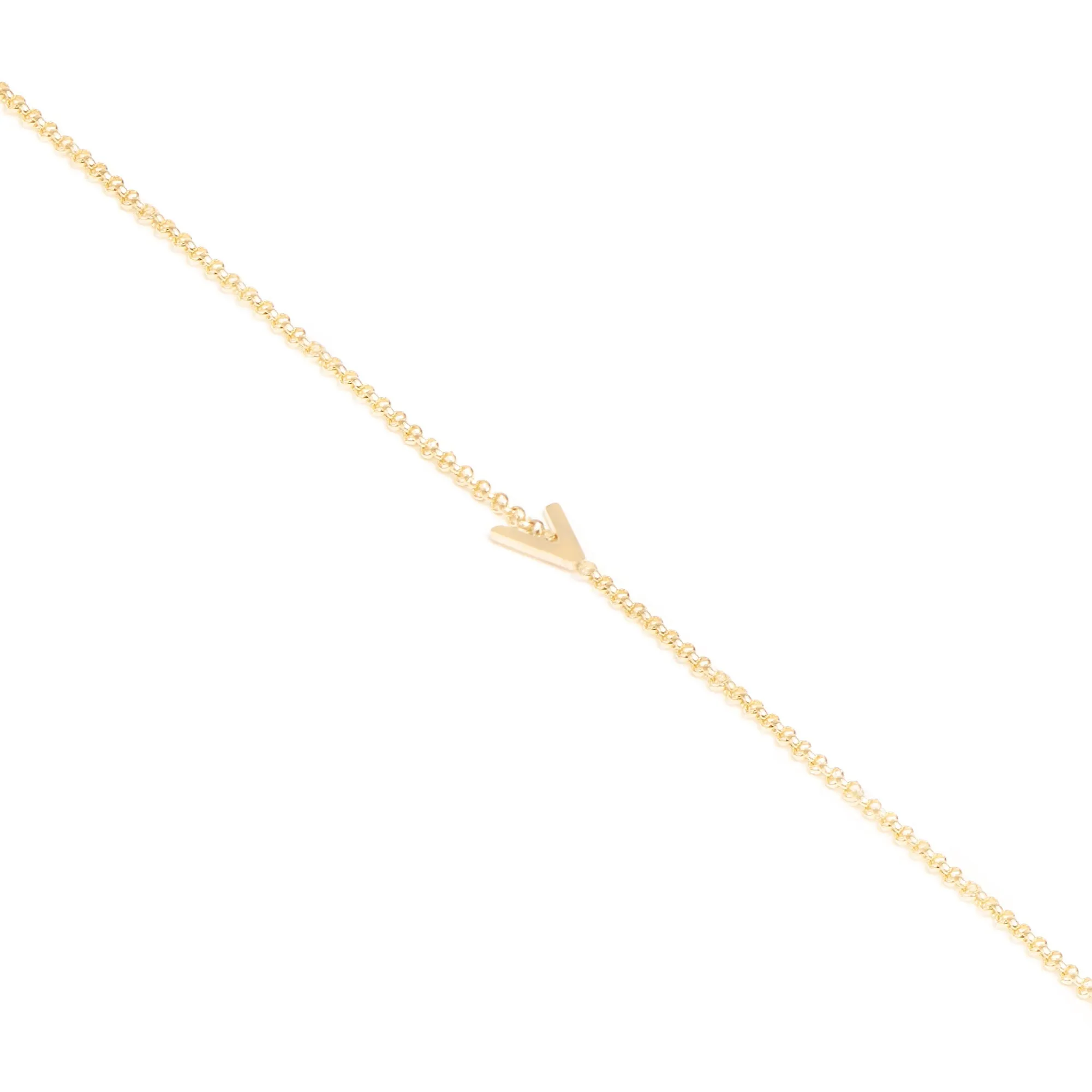 Single Initial Bracelet