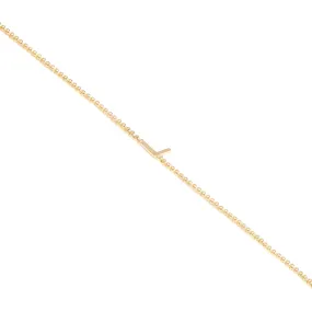 Single Initial Bracelet