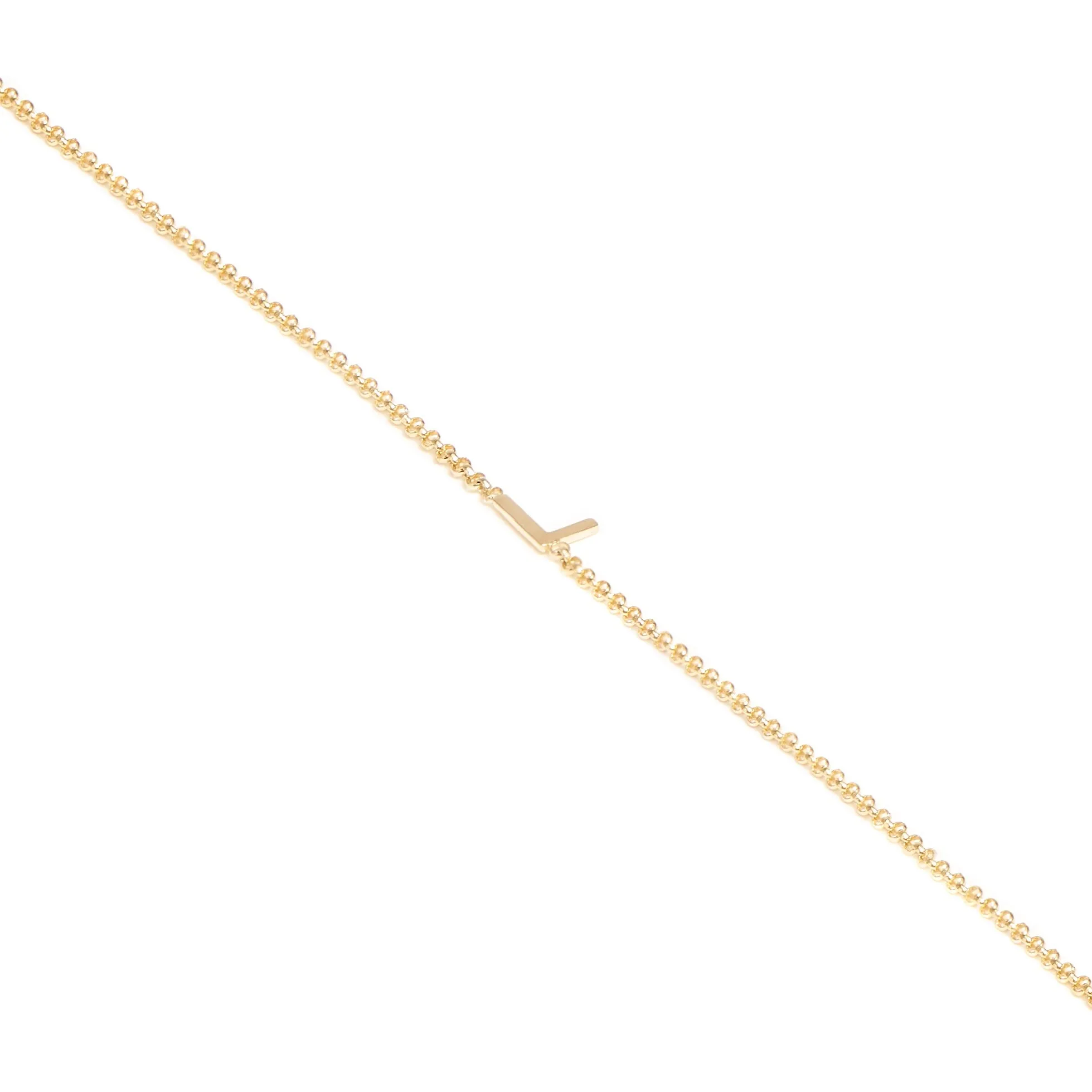 Single Initial Bracelet