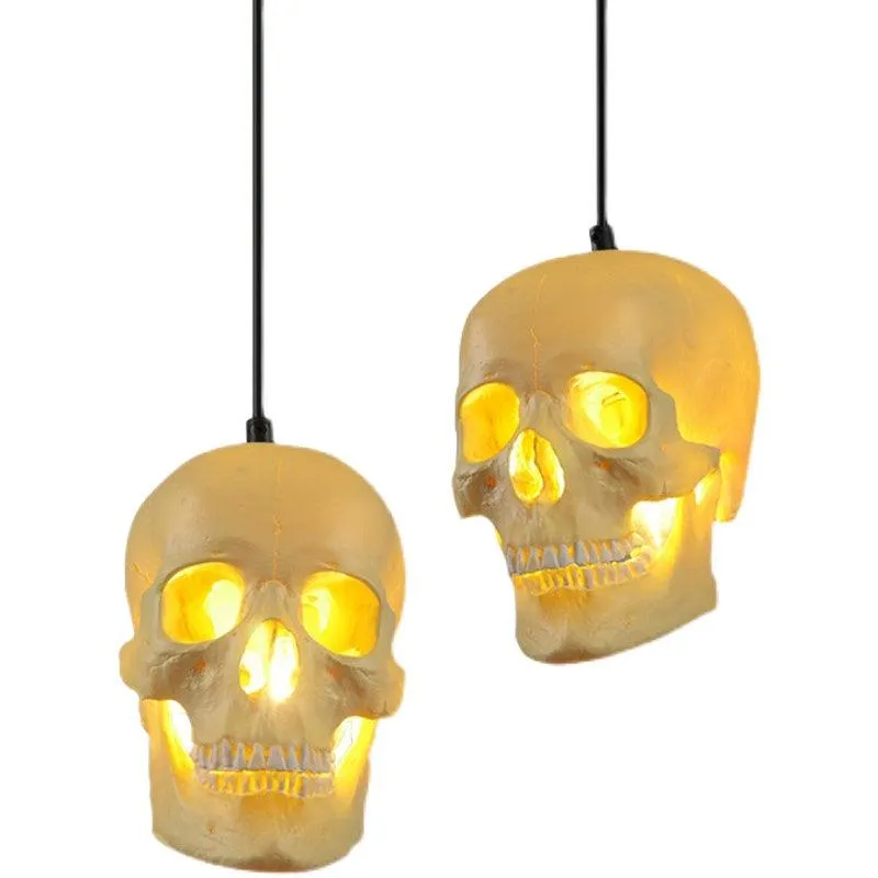 Skull Pendant Light
