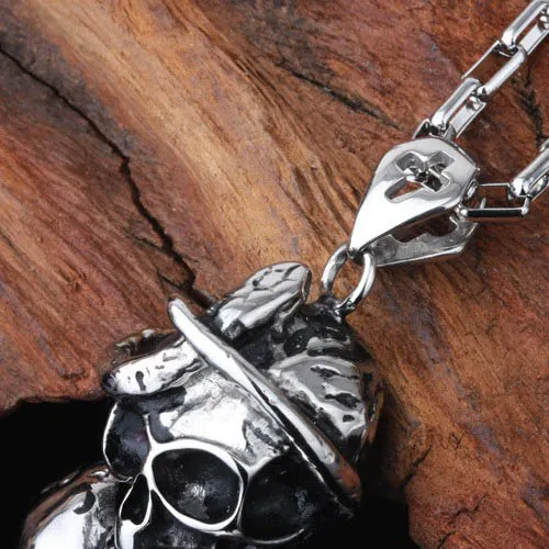 Skulls Enamel Pendants