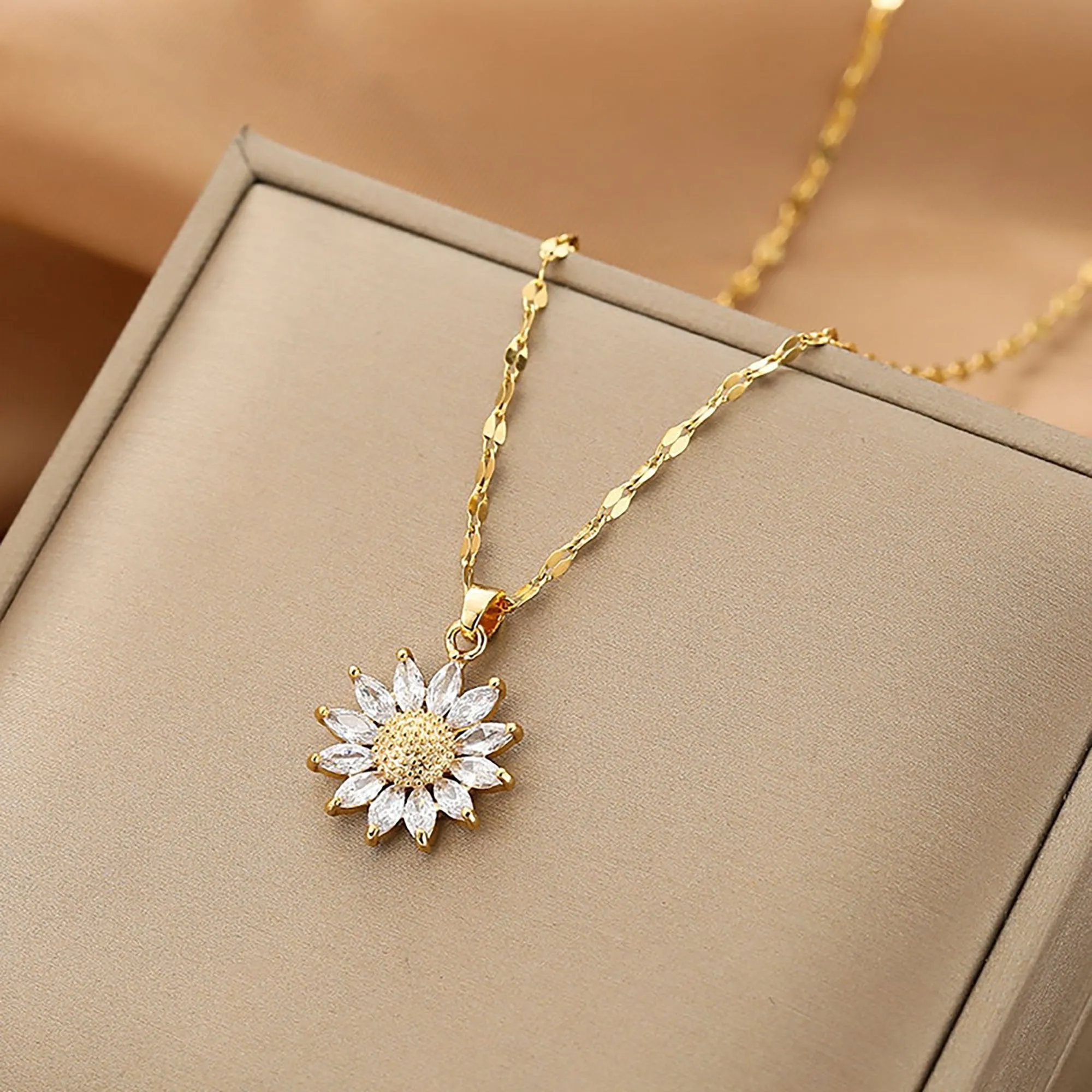Sunflower Necklace