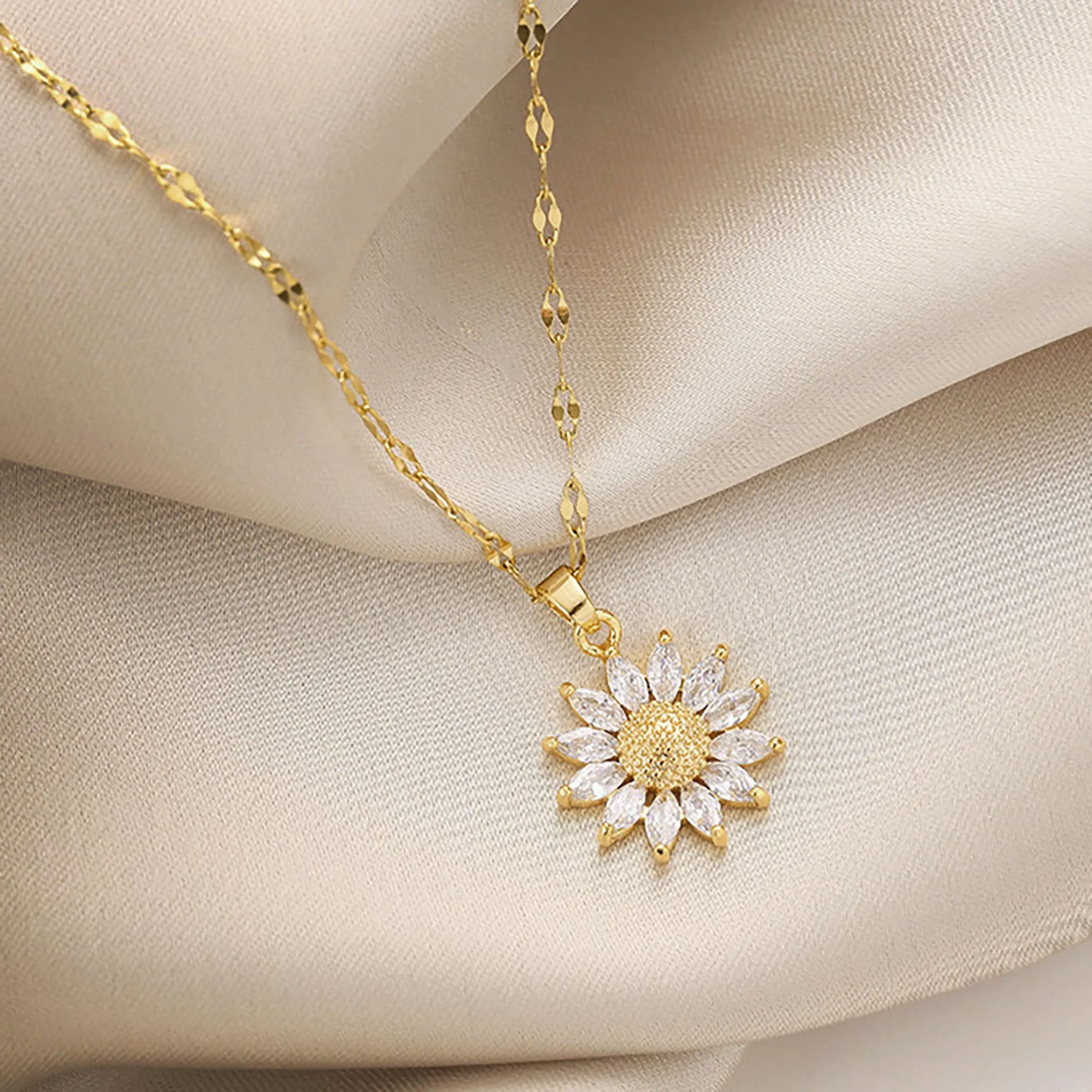 Sunflower Necklace