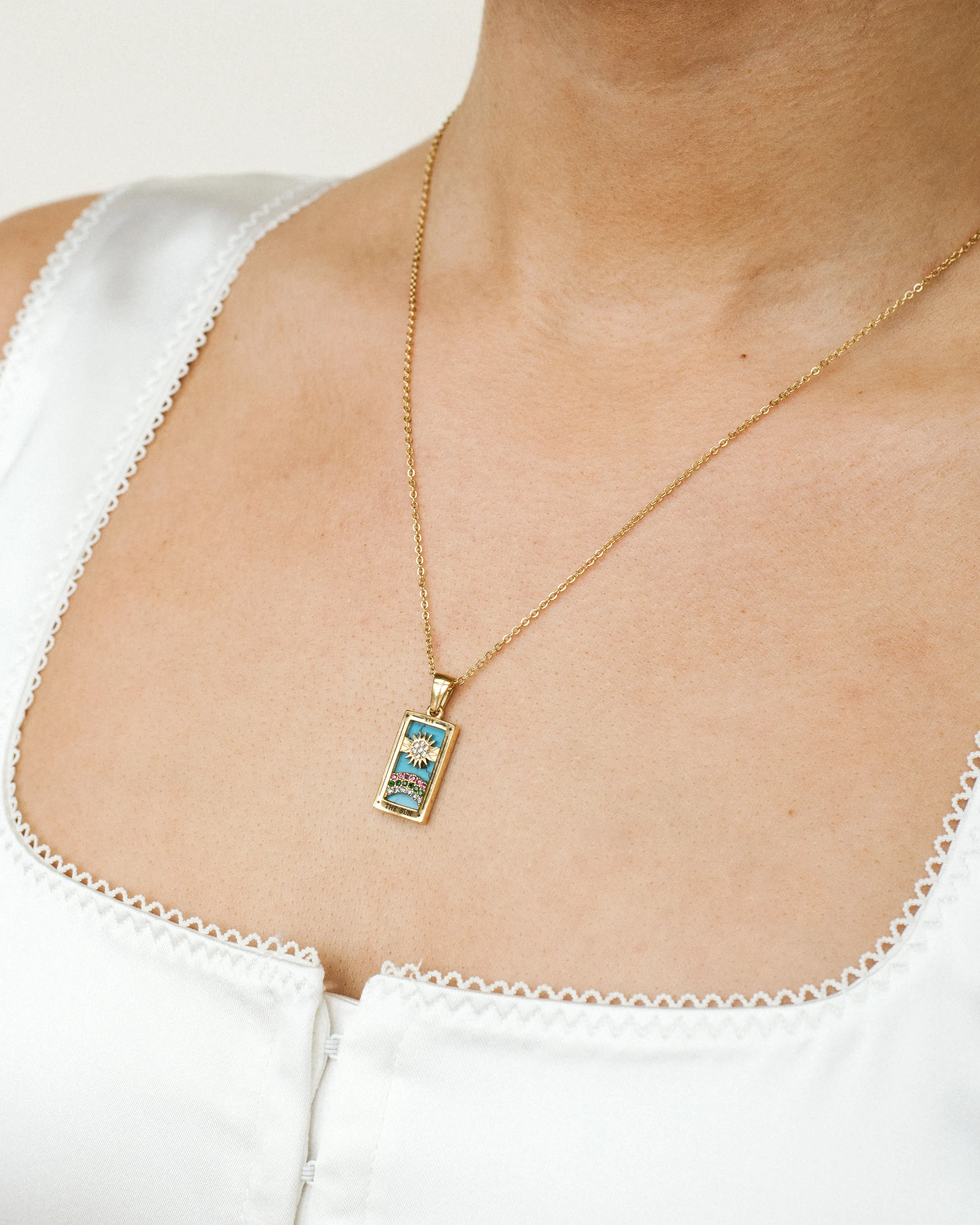 The Sun Tarot Necklace
