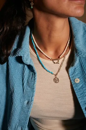 Turquoise nugget Necklace