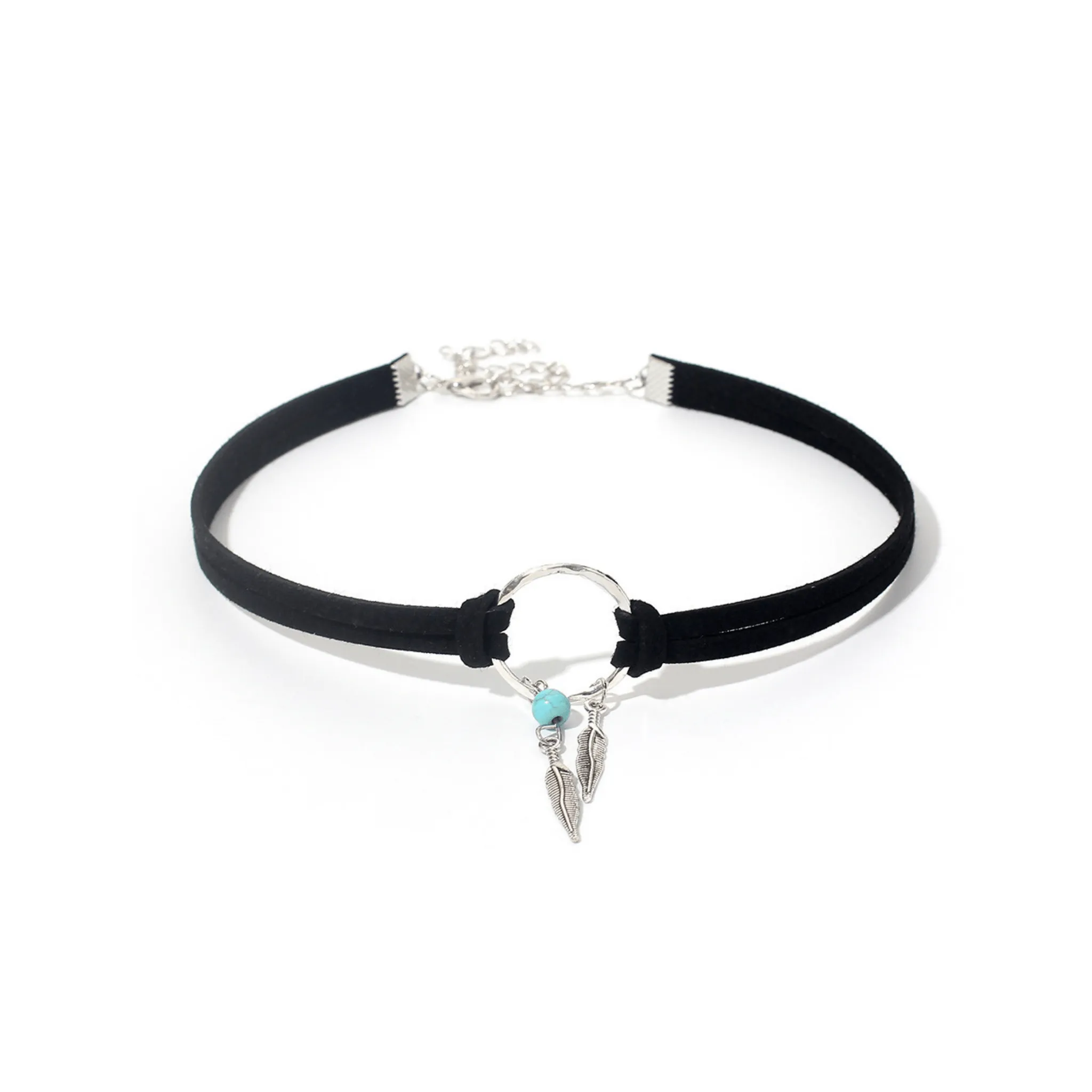 Velvet Leaf Choker Necklace
