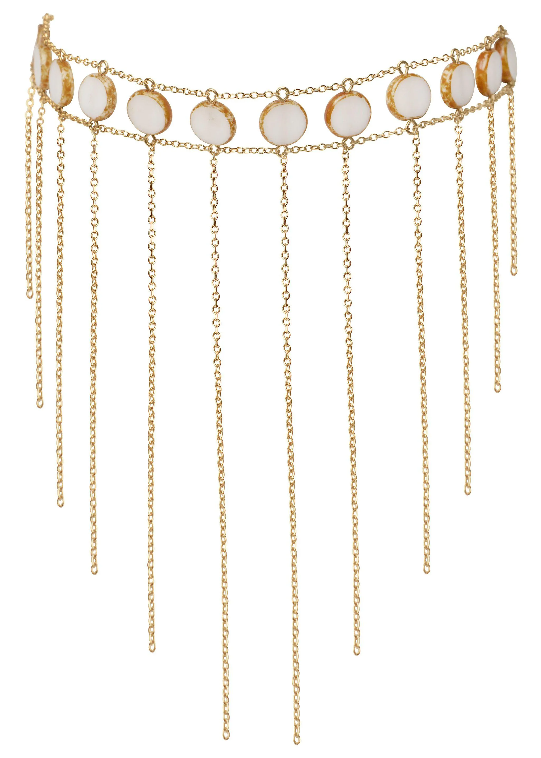 Waterfall Choker Circle Stone