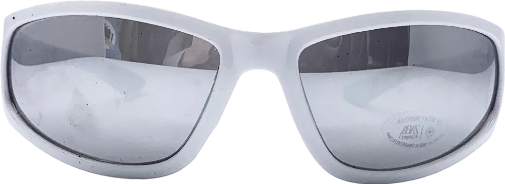 ZARA Mirror White Frame Sunglasses